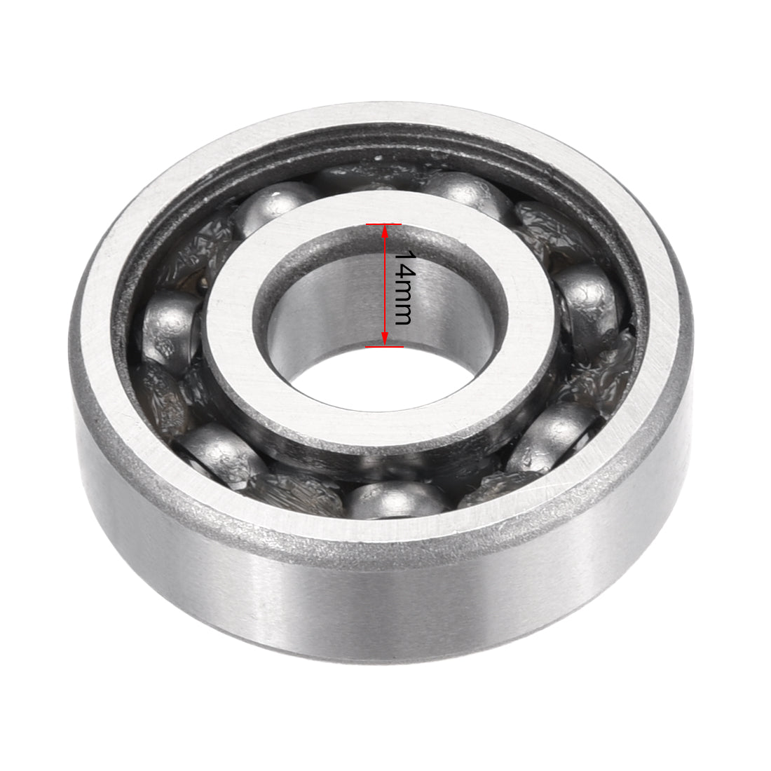 uxcell Uxcell Deep Groove Ball Bearings Metric Single Sealed Chrome Steel ABEC1 Z2