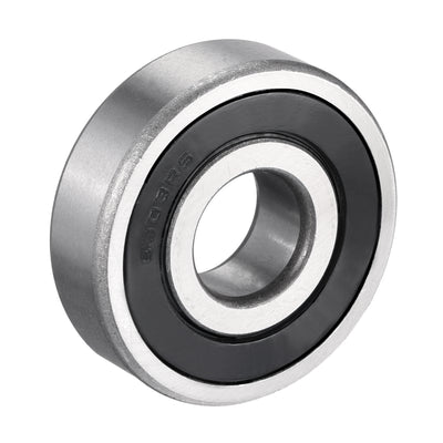 Harfington Uxcell Deep Groove Ball Bearings Metric Single Sealed Chrome Steel ABEC1 Z2