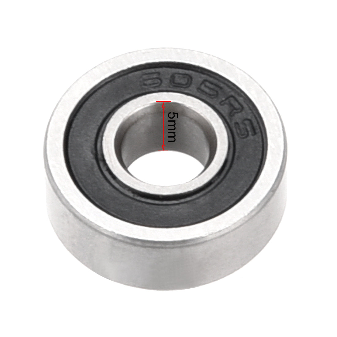 uxcell Uxcell Deep Groove Ball Bearings Metric Single Sealed Chrome Steel ABEC1 Z2