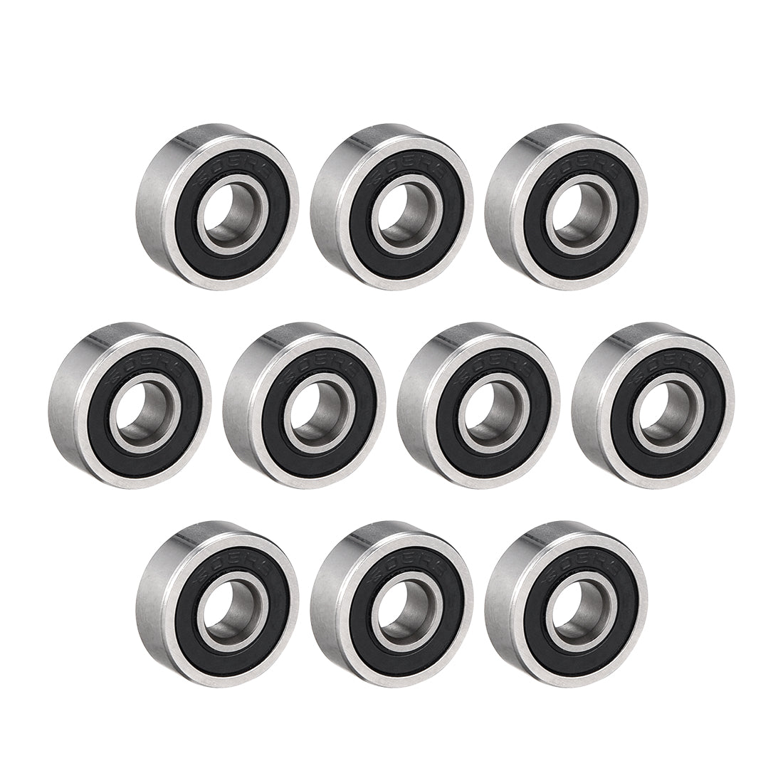 uxcell Uxcell Deep Groove Ball Bearings Metric Single Sealed Chrome Steel P0 Z2 Level