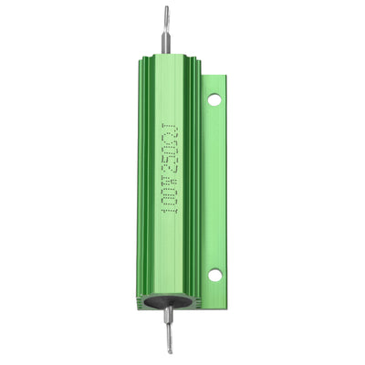 Harfington Uxcell Aluminum Case Resistor 100W 250 Ohm Wirewound Green for LED Replacement Converter 100W 250RJ