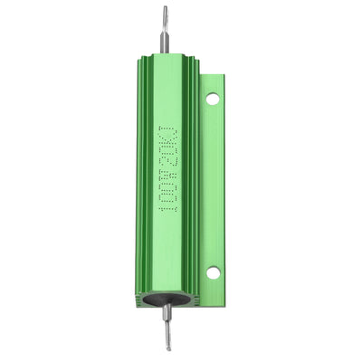 Harfington Uxcell Aluminum Case Resistor 100W 20k Ohm Wirewound Green for LED Replacement Converter 100W 20kRJ