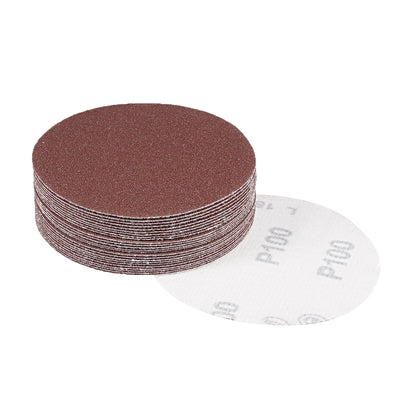 Harfington 4-inch Hook Loop Orbit Sander Sanding Disc Flocking Sandpaper