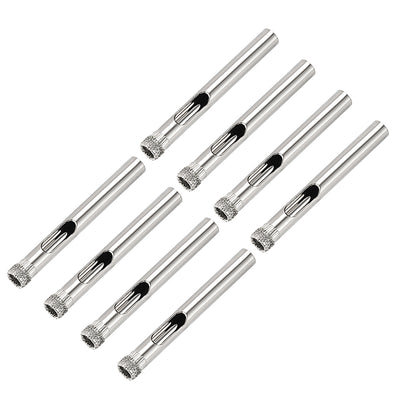 Harfington Uxcell Diamond Drill Bits Hole Saws for Glass Ceramic Porcelain Tiles 8 Pcs