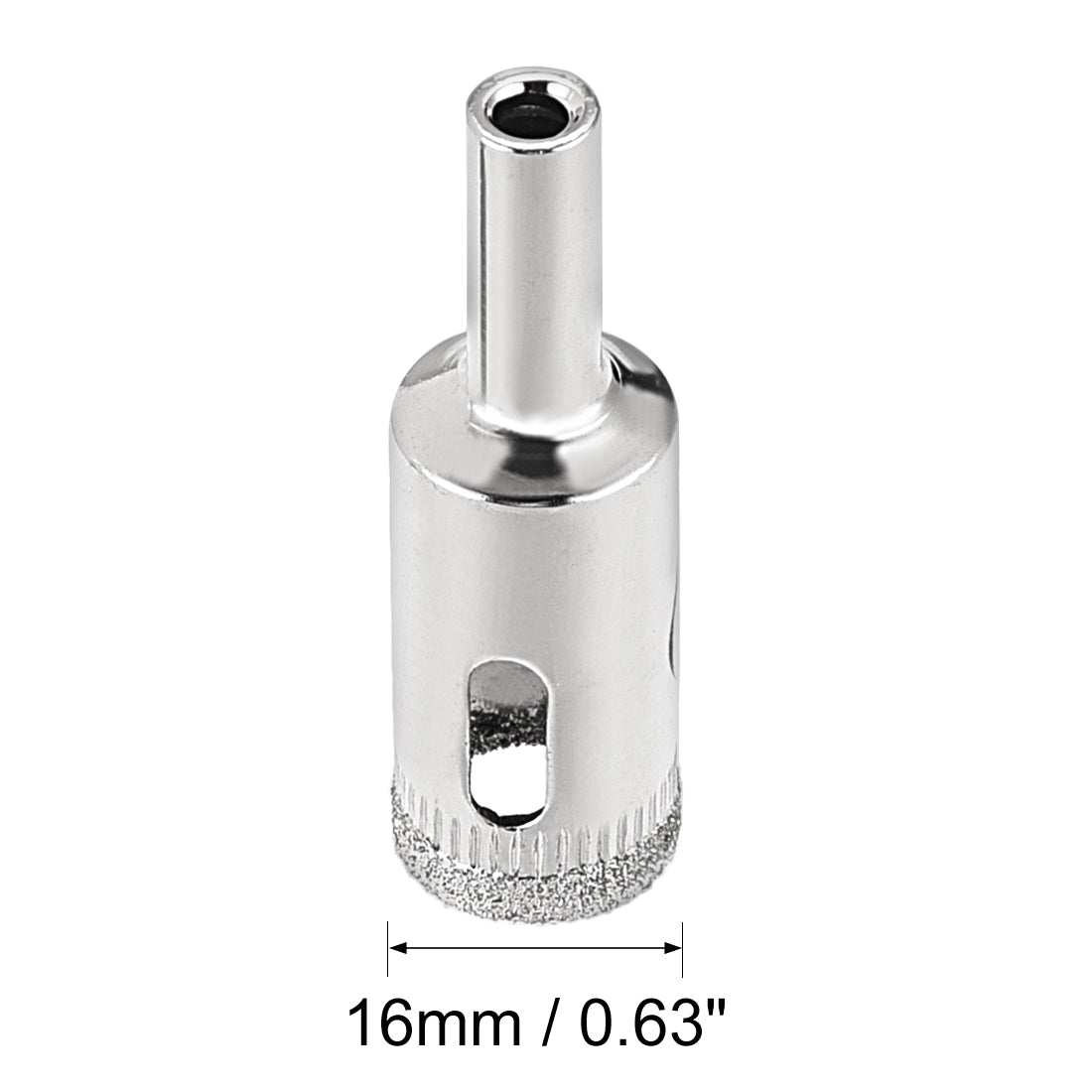 Uxcell Uxcell 30mm Diamond Drill Bit Hole Saw for Tile Glass Marble Granite Fiberglass Ceramic Tool Silver Tone