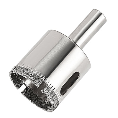 Harfington Uxcell 30mm Diamond Drill Bit Hole Saw for Tile Glass Marble Granite Fiberglass Ceramic Tool Silver Tone