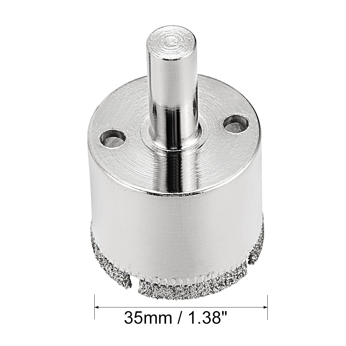 Uxcell Uxcell 30mm Diamond Drill Bit Hole Saw for Tile Glass Marble Granite Fiberglass Ceramic Tool Silver Tone