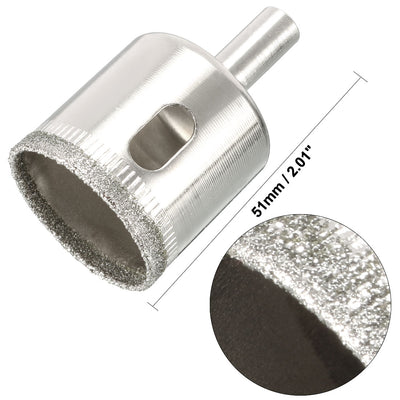 Harfington Uxcell Diamond Drill Bit Hole Saws for Tile Glass Marble Granite Fiberglass Ceramic Tool