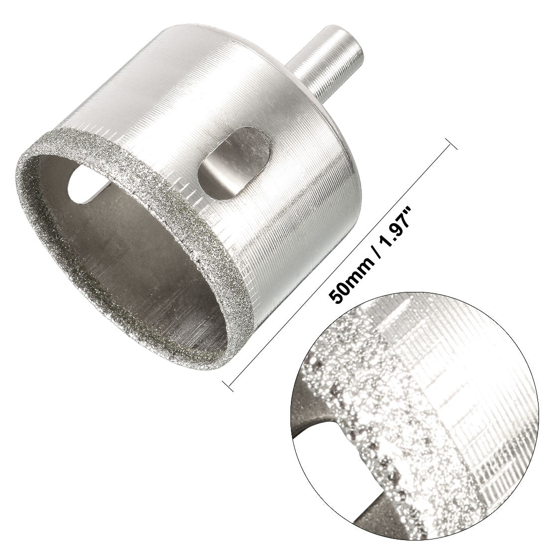 uxcell Uxcell Diamond Drill Bit Hole Saws for Tile Glass Marble Granite Fiberglass Ceramic Tool