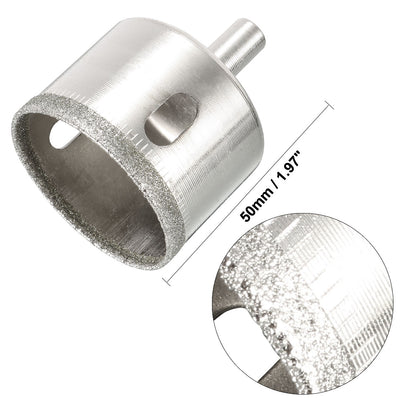 Harfington Uxcell Diamond Drill Bit Hole Saws for Tile Glass Marble Granite Fiberglass Ceramic Tool