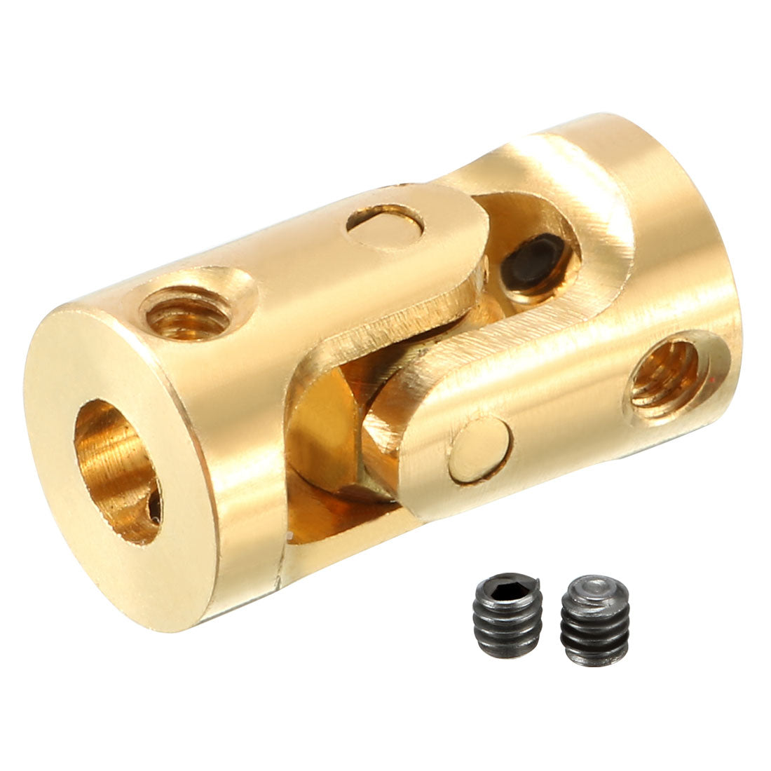 uxcell Uxcell 3pcs 3mm to 3mm Inner Dia Rotatable Universal Steering Shaft U Joint Coupler L13XD7