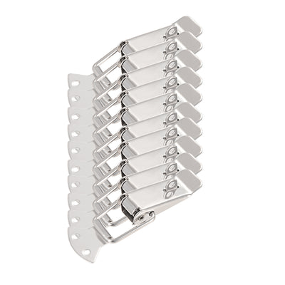 uxcell Uxcell Iron Spring Loaded Toggle Case Box Chest Trunk Latch Catches Hasps Clamp 10 pcs, 110mm Overall Length