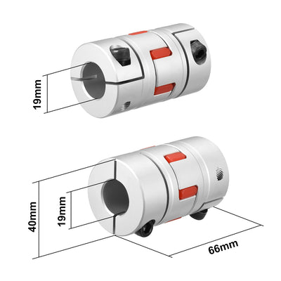 Harfington Uxcell Shaft Coupling  Flexible Coupler Joints for Servo Stepped Motor