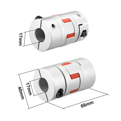 Harfington Uxcell Shaft Coupling  Flexible Coupler Joints for Servo Stepped Motor