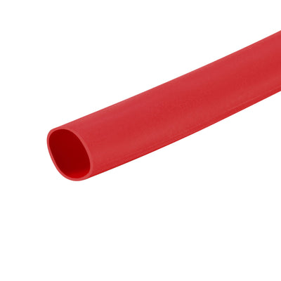 Harfington Uxcell Heat Shrink Tube 2:1 Electric Insulation Tube Wire Cable Tubing Sleeving Wrap Red 3.5mm Diameter 5m Long