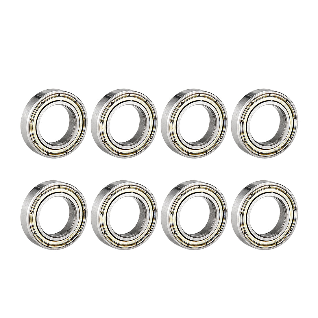 uxcell Uxcell Deep Groove Ball Bearings Metric Double Shielded Carbon Steel Bearing