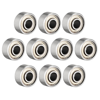 Harfington Uxcell Deep Groove Ball Bearings Metric Double Shielded Carbon Steel Bearings