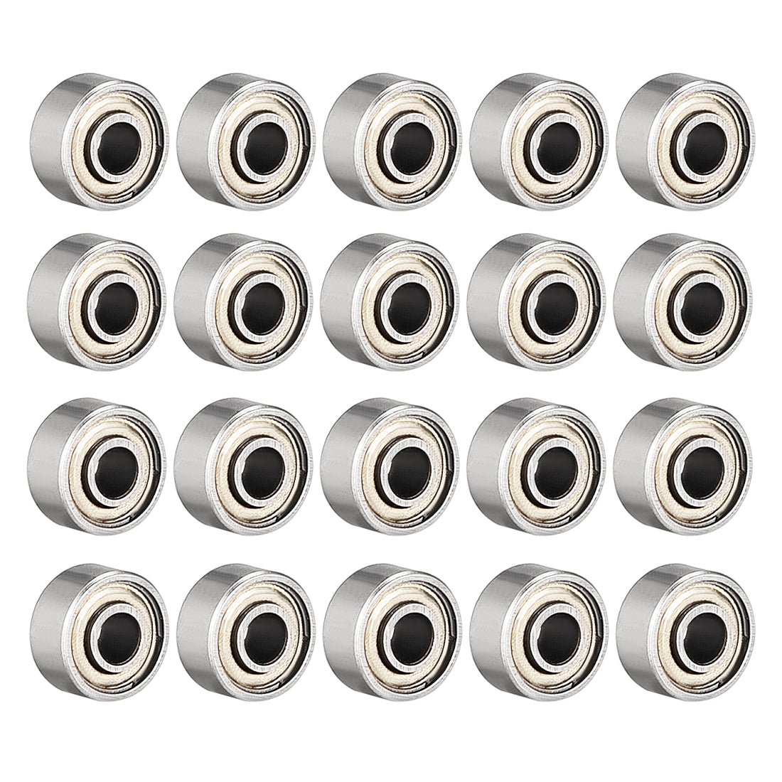 uxcell Uxcell Deep Groove Ball Bearings Metric Double Shield Carbon Steel