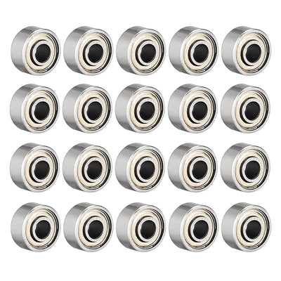 Harfington Uxcell Deep Groove Ball Bearings Metric Double Shield Carbon Steel