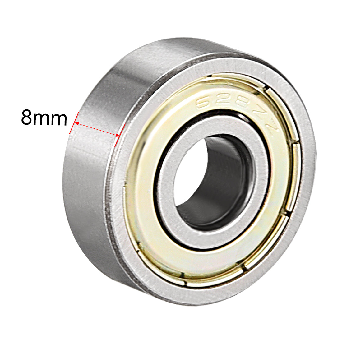 uxcell Uxcell Deep Groove Ball Bearings Metric Double Shielded Carbon Steel Bearings