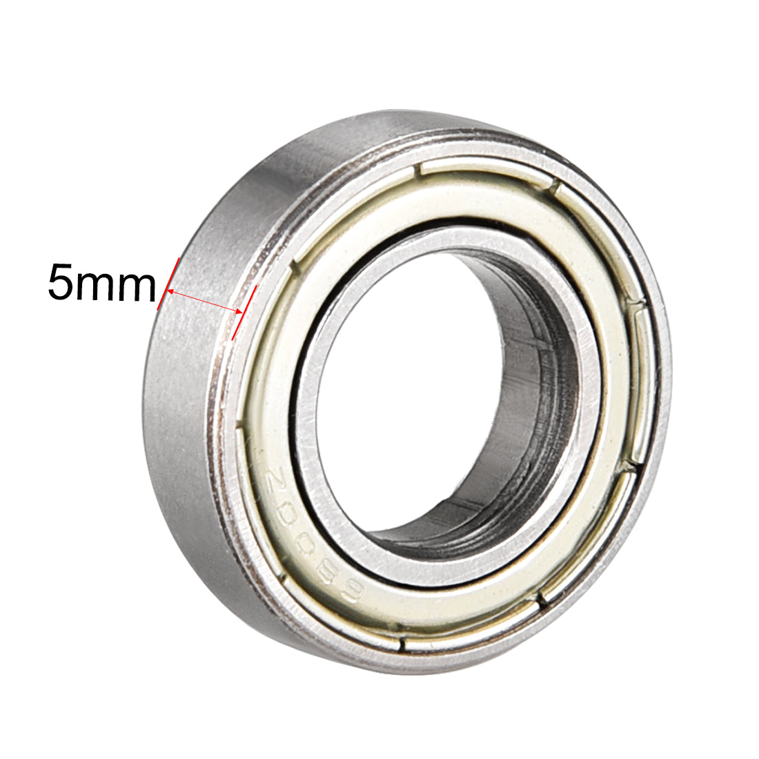 uxcell Uxcell Deep Groove Ball Bearings Metric Double Shield Carbon Steel Z1