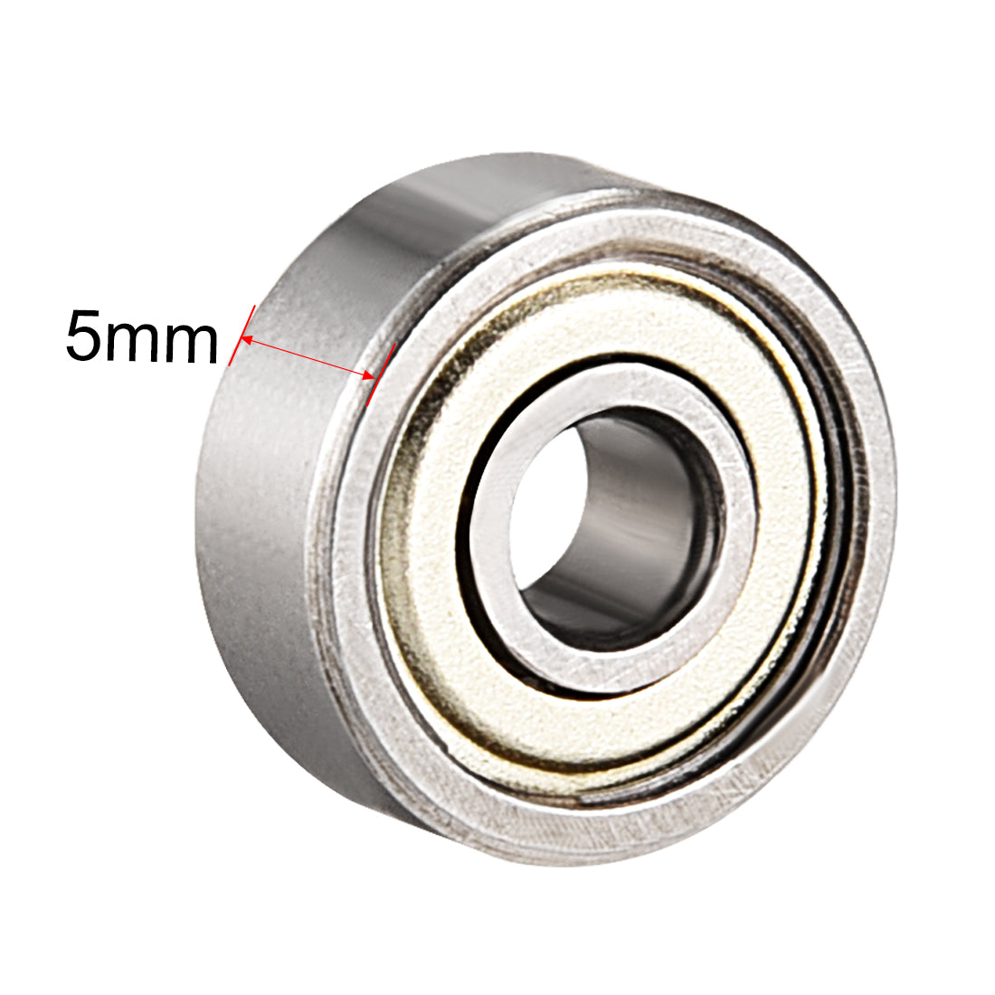 uxcell Uxcell Deep Groove Ball Bearings Metric Double Shielded Carbon Steel Bearings