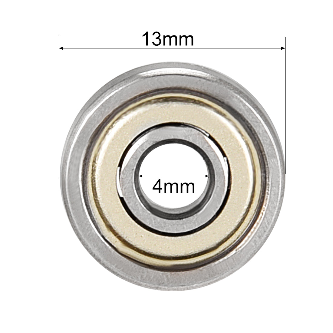 uxcell Uxcell Deep Groove Ball Bearings Metric Double Shielded Carbon Steel Bearings