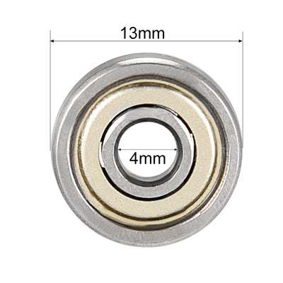 Harfington Uxcell Deep Groove Ball Bearings Metric Double Shielded Carbon Steel Bearings