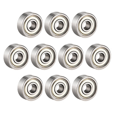 Harfington Uxcell Deep Groove Ball Bearings Metric Double Shielded Carbon Steel Bearings