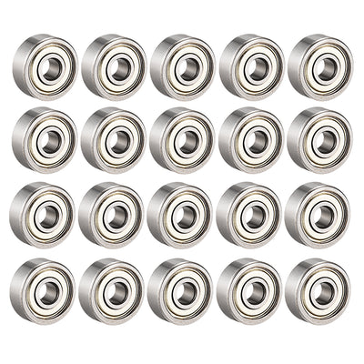 Harfington Uxcell Deep Groove Ball Bearings Metric Double Shield Carbon Steel