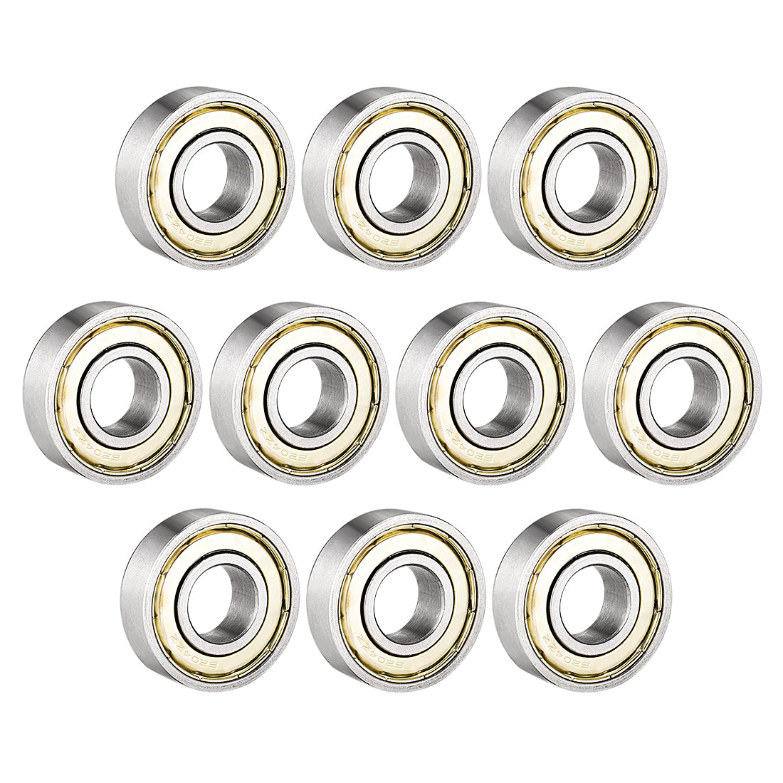 uxcell Uxcell Deep Groove Ball Bearings Metric Double Shielded Carbon Steel Bearings