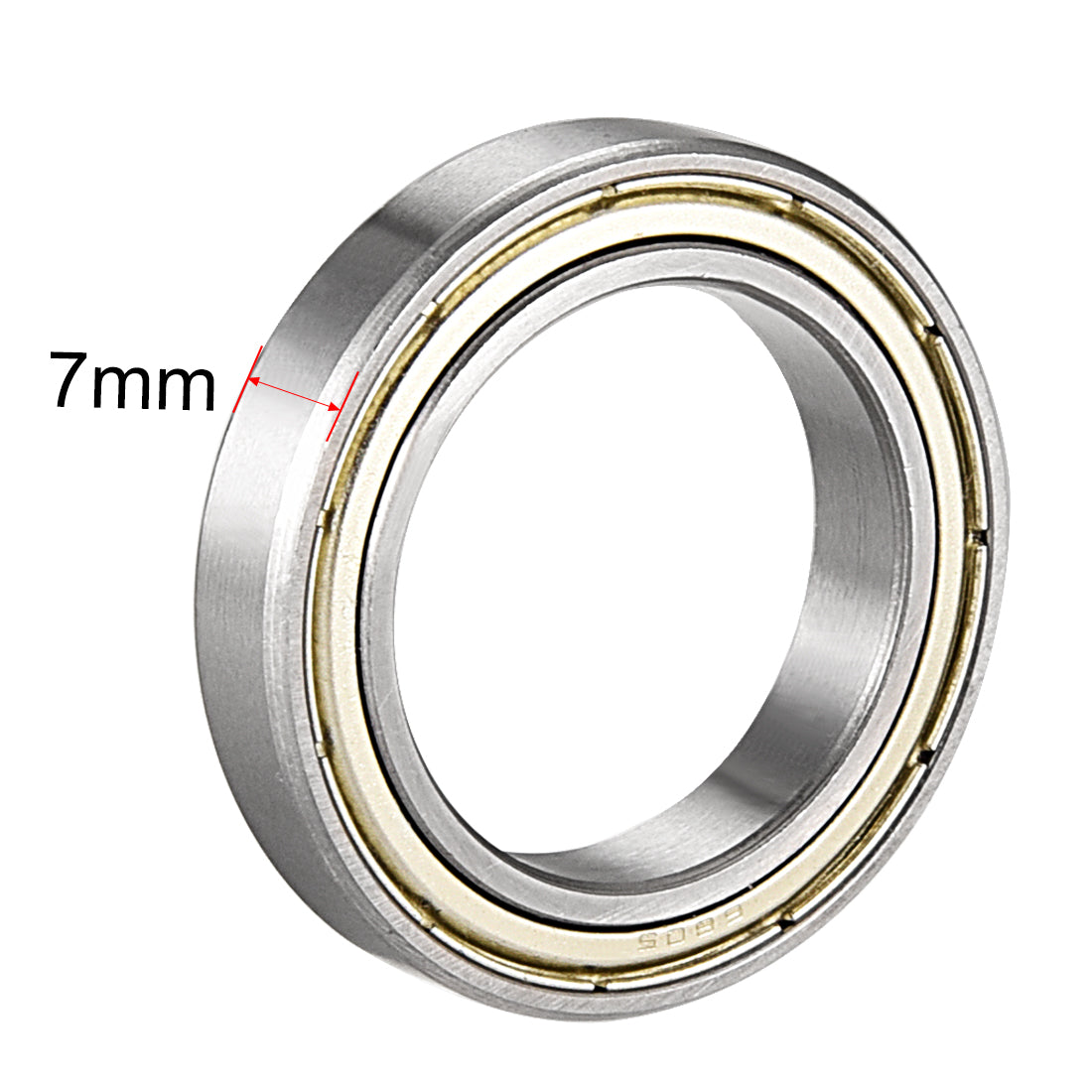 uxcell Uxcell Deep Groove Ball Bearings Metric Double Shielded Carbon Steel Bearing