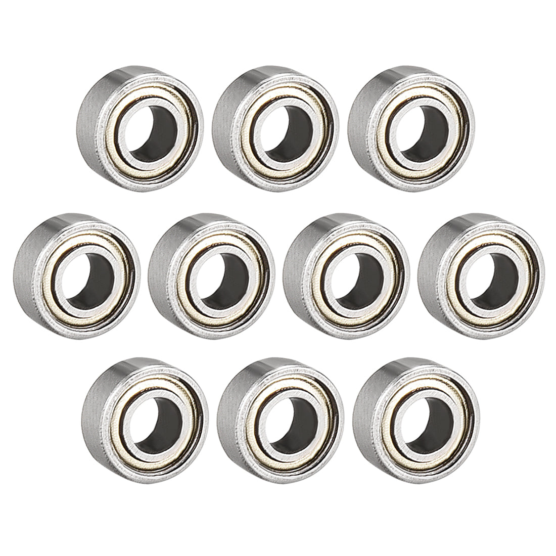 uxcell Uxcell Deep Groove Ball Bearings Metric Double Shielded Carbon Steel Bearings