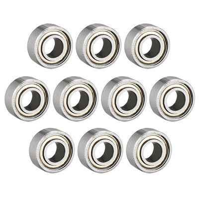 Harfington Uxcell Deep Groove Ball Bearings Metric Double Shielded Carbon Steel Bearings