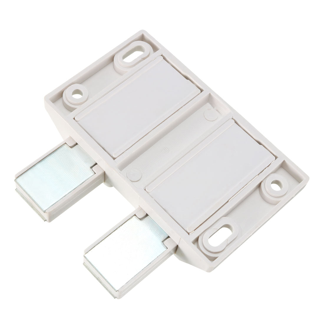 uxcell Uxcell Double Magnetic Touch Press Catch Latch Plastic White for Cabinet Door Shutter