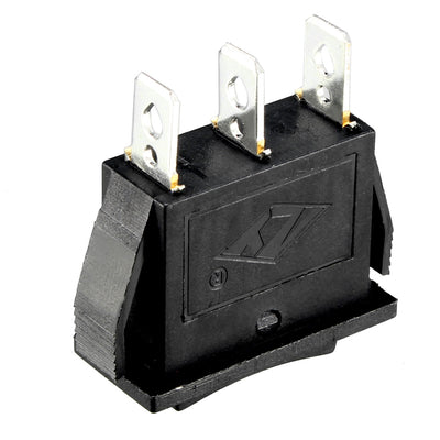 Harfington Uxcell AC 250V/15A 125V/20A 3P ON/OFF/ON 3 Position Snap-in Boat Rocker Switch Black