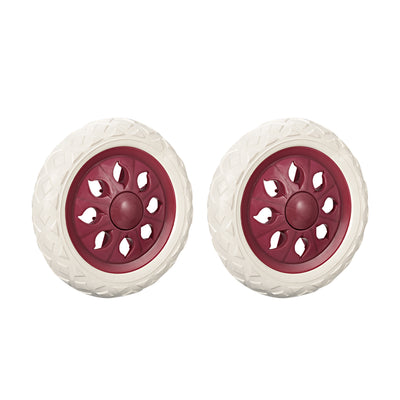 Harfington Uxcell Shopping Cart Wheels Trolley Caster Replacement mm Dia Rubber Foaming 2pcs