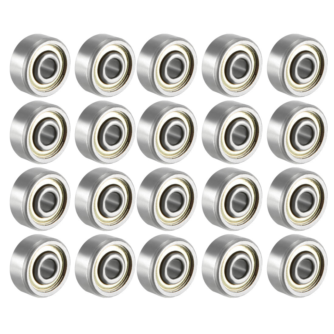 uxcell Uxcell Deep Groove Ball Bearings Metric Double Shield Carbon Steel