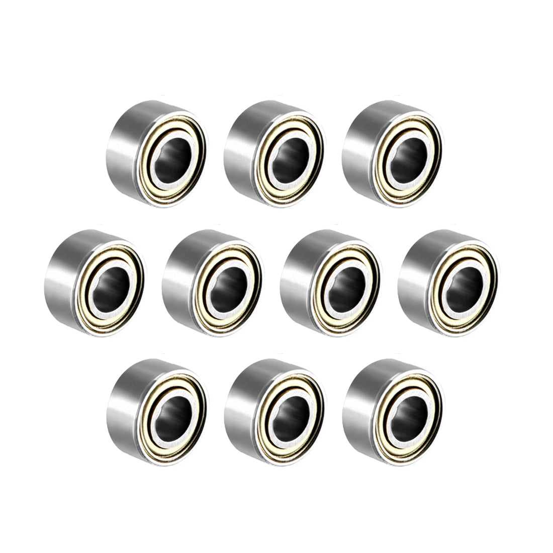 uxcell Uxcell Deep Groove Ball Bearings Metric Double Shielded Carbon Steel Bearings