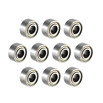 Harfington Uxcell Deep Groove Ball Bearings Metric Double Shielded Carbon Steel Bearings