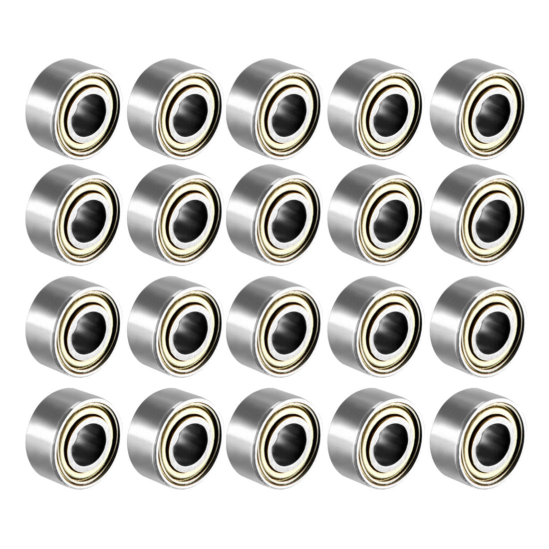 uxcell Uxcell Deep Groove Ball Bearings Metric Double Shield Carbon Steel