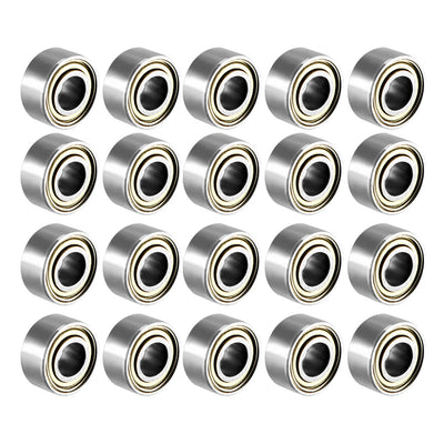 Harfington Uxcell Deep Groove Ball Bearings Metric Double Shield Carbon Steel