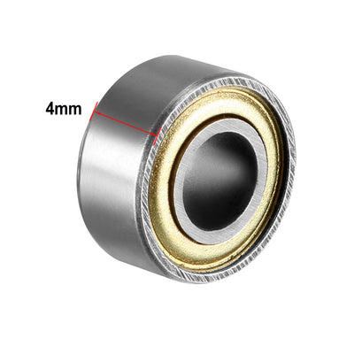 Harfington Uxcell Deep Groove Ball Bearings Metric Double Shielded Carbon Steel Bearings