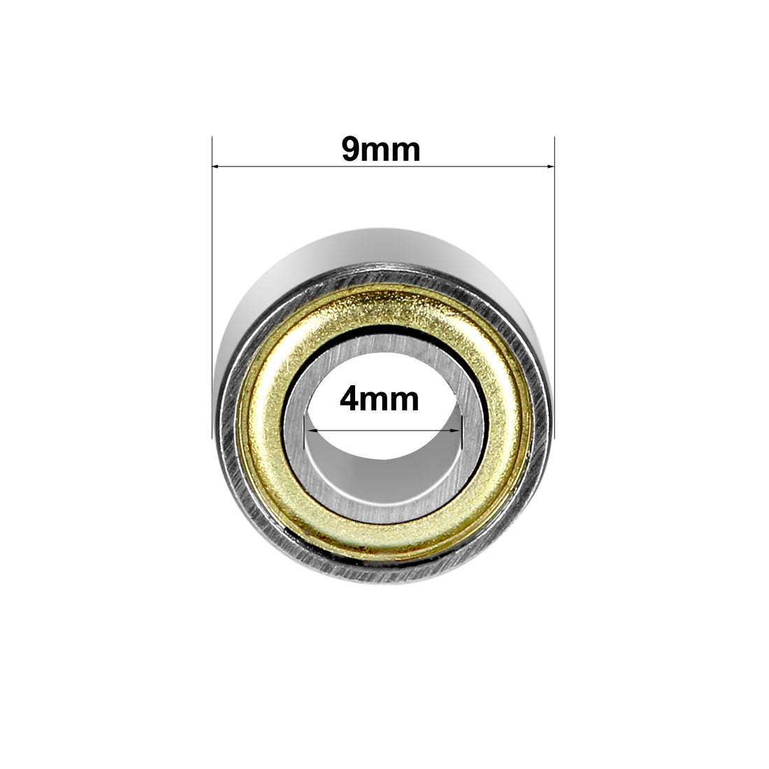 uxcell Uxcell Deep Groove Ball Bearings Metric Double Shielded Carbon Steel Bearings