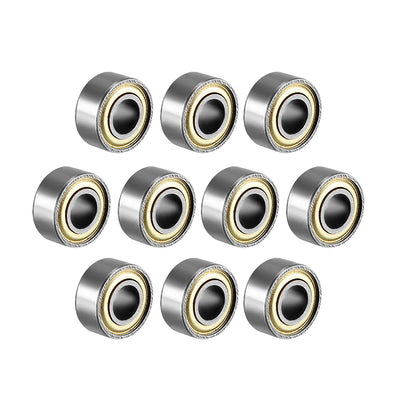 Harfington Uxcell Deep Groove Ball Bearings Metric Double Shielded Carbon Steel Bearings