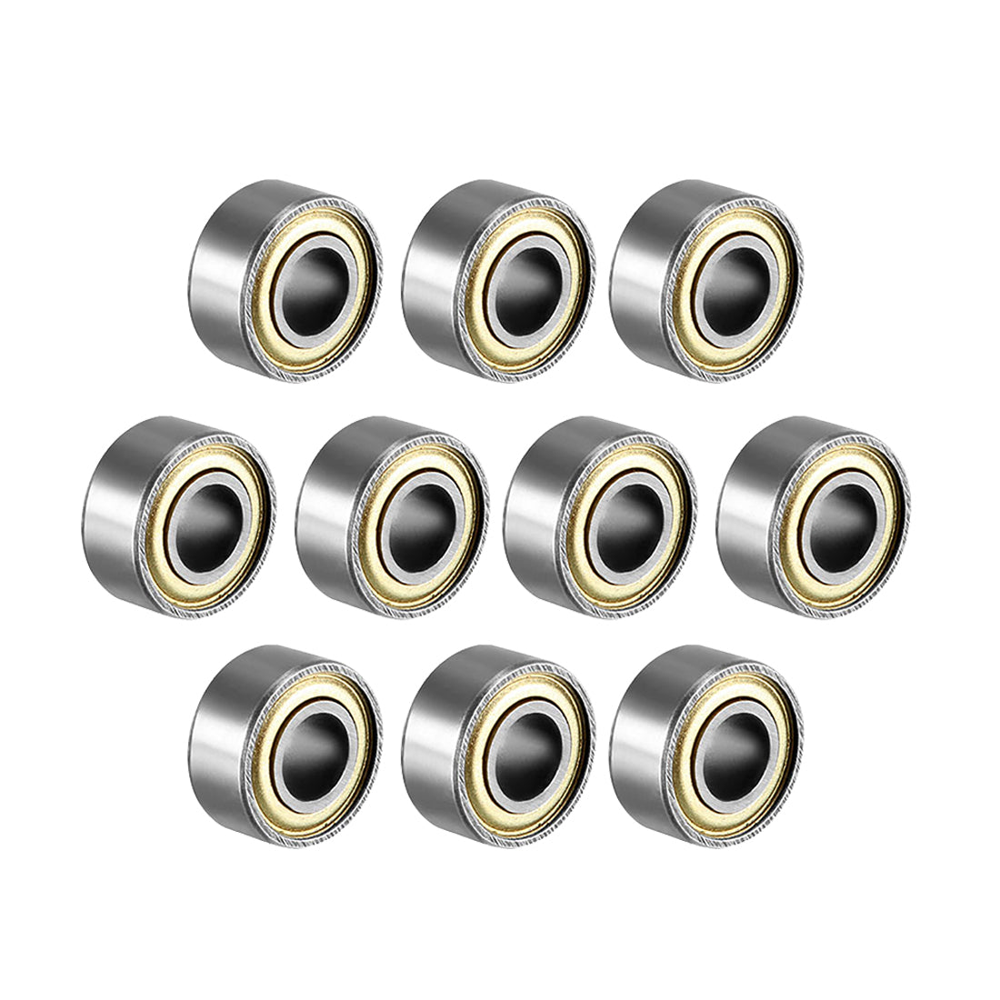 uxcell Uxcell Deep Groove Ball Bearings Metric Double Shielded Carbon Steel Bearings