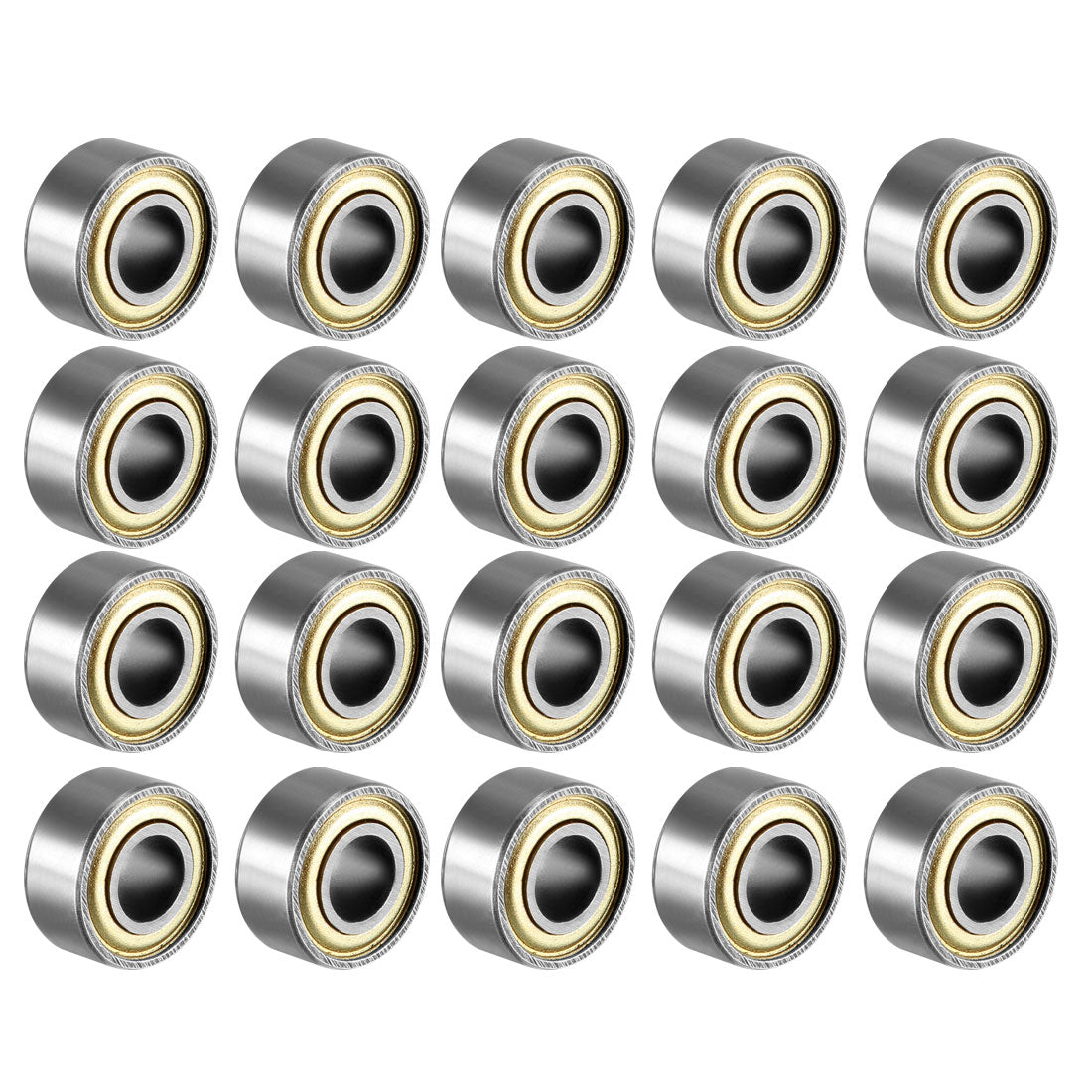 uxcell Uxcell Deep Groove Ball Bearing 684ZZ Double Shield, 4 x 9 x 4mm Carbon Steel Bearings, 20pcs