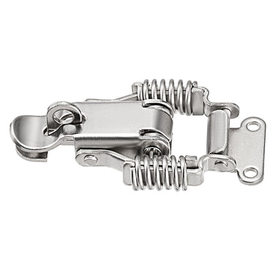 Harfington Uxcell 201 Stainless Steel Spring Loaded Toggle Latch Catch Clamp 66mm