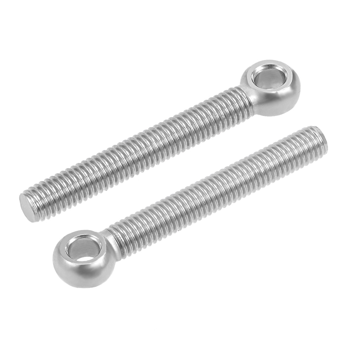 uxcell Uxcell M x mm 304 Stainless Steel Machine Lift Eye Bolt Rigging 10pcs