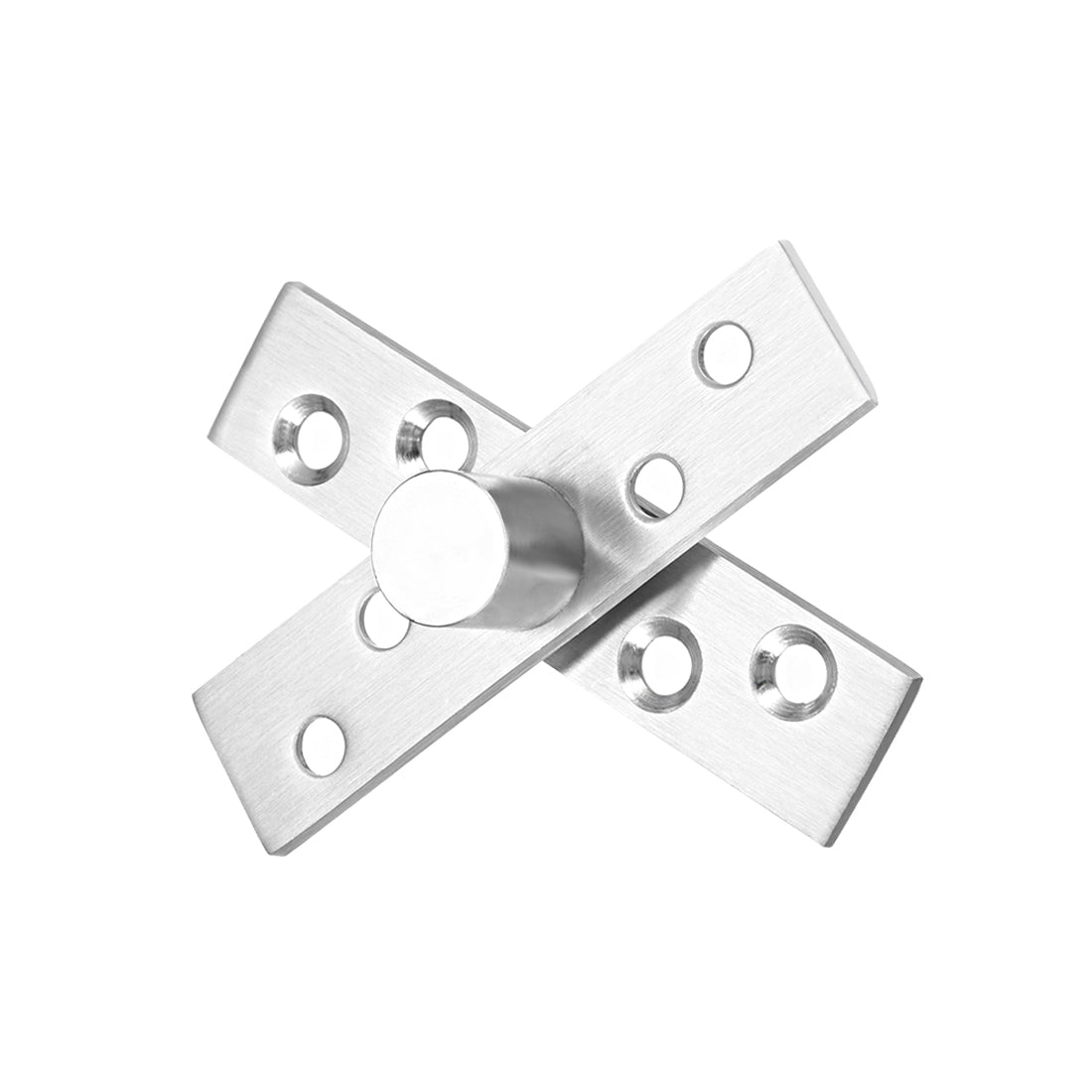 uxcell Uxcell 1 Set Stainless Steel 360 Degree Door Pivot Hinge 75 x 17mm